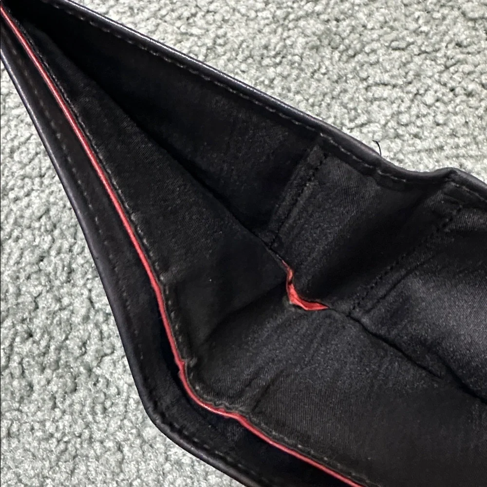 Tumi Alpha Double Billfold Wallet - Black Nylon / Leather - Picture 6 of 8